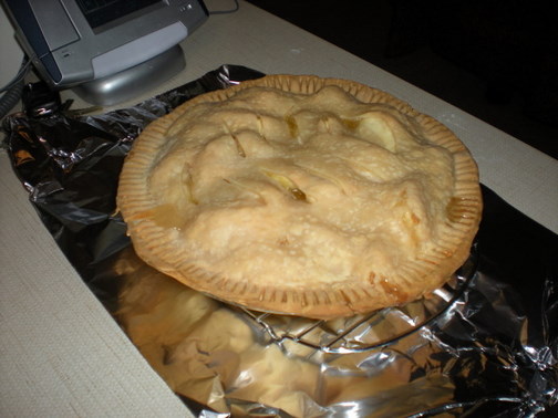 Apple Pear White Wine Pie